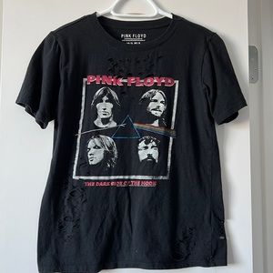 Pink Floyd distressed band tee